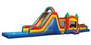 Obstacle Jump and Water Slide